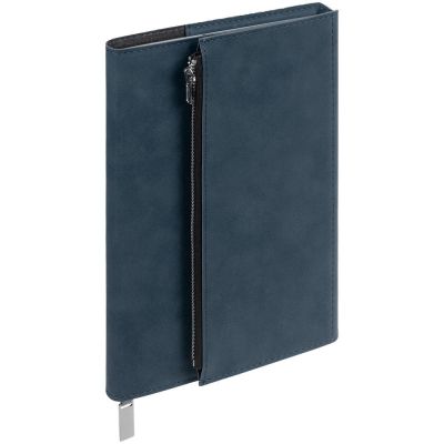 Ежедневник Grace на заказ, недатированный, темно-синий-1