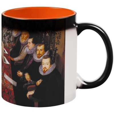 Кружка-хамелеон «Новая классика. Dream Team», матовая, оранжево-черная-1