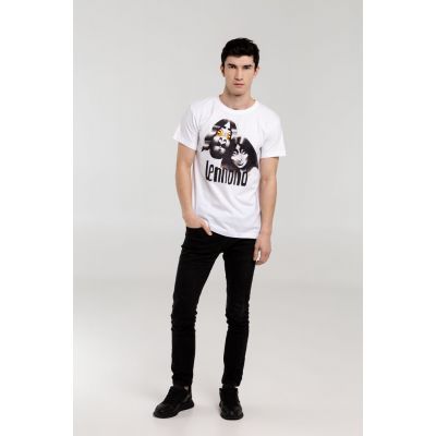 Футболка «Меламед. John Lennon, Yoko Ono», белая-4