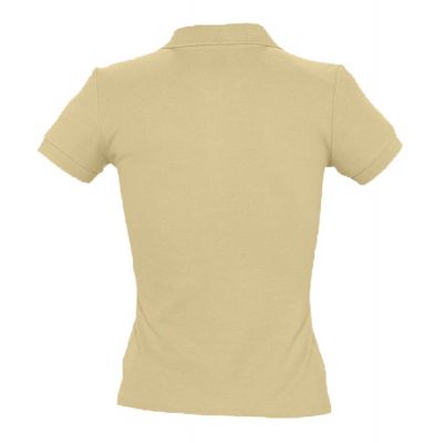 Рубашка поло женская People 210, бежевая-1