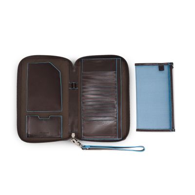 Мультипортмоне Piquadro Blue Square, коричневое-2