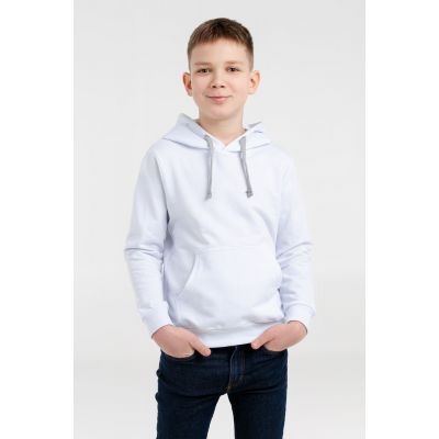 Толстовка с капюшоном детская Kirenga Kids, белая-2