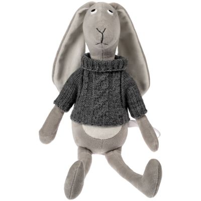 Игрушка Smart Bunny в свитере, серая-0