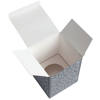 Елочный шар «Скандинавский узор», 8 см, красный-4