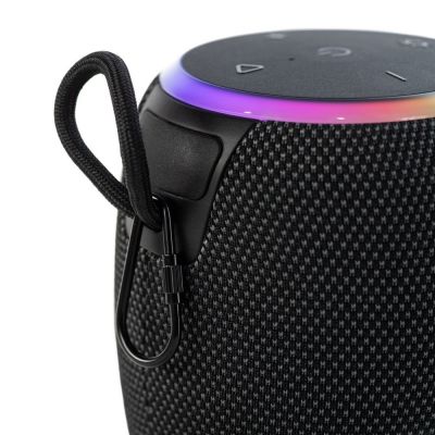 Водонепроницаемая колонка с подсветкой CityWave Pro, черная-1