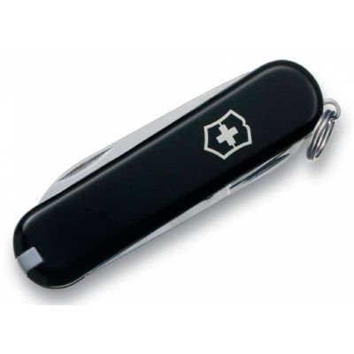 Нож-брелок Classic 58 с отверткой, черный-1