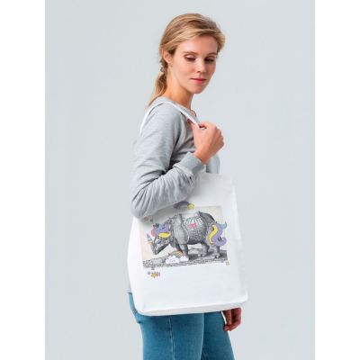 Холщовая сумка Big Dream, молочно-белая-2