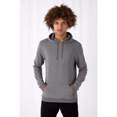 Толстовка с капюшоном унисекс Hoodie, синий меланж-2