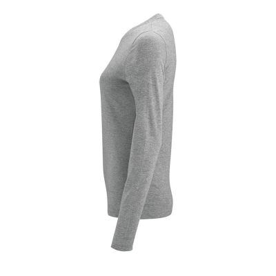 Футболка с длинным рукавом Imperial LSL Women, серый меланж-2