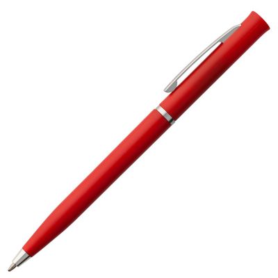 Ручка шариковая Euro Chrome, красная-1