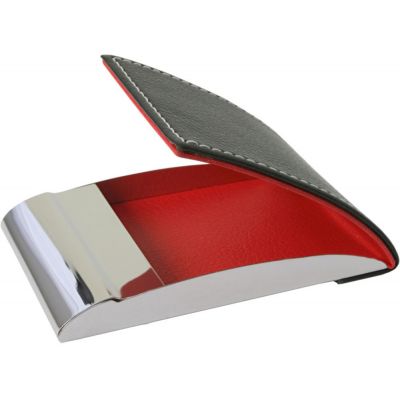 Визитница Prestige, черная с красным-1