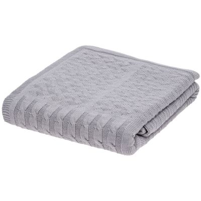 Плед Snippet, светло-серый меланж-4