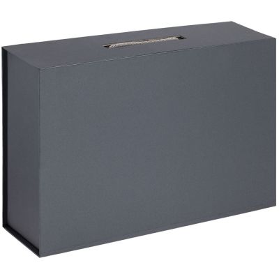 Коробка Case, подарочная, темно-серебристая-2