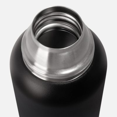 Термос Relaxika 1200 со стикерпаком, черный-5