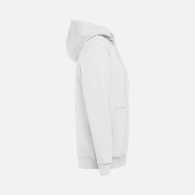 Толстовка мужская на молнии с капюшоном Amsterdam, белая-3