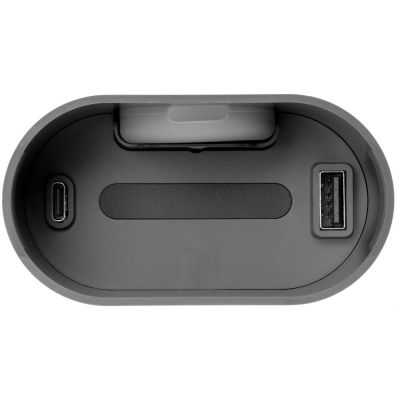 Зарядная станция с часами и подсветкой Large Charge, серая-10