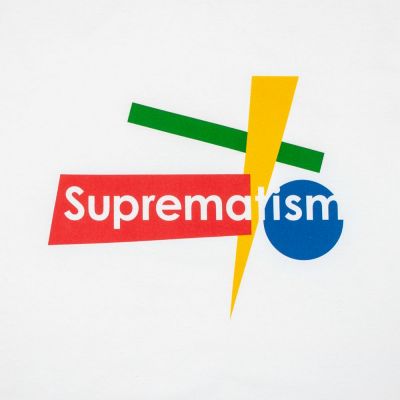 Футболка Suprematism, белая-3