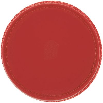 Лейбл из ПВХ с липучкой Menteqo Round, красный-1