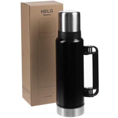 Термос Helg, черный-6