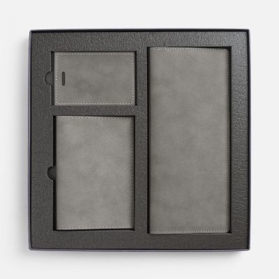 Набор Nubuk Trio, серый-1