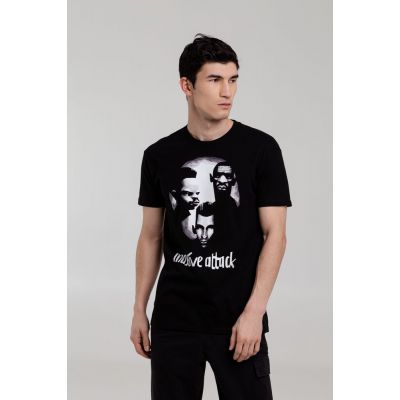 Футболка «Меламед. Massive Attack», черная-0