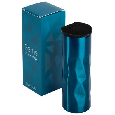 Термостакан Gems Blue Topaz, синий-4