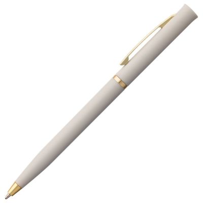 Ручка шариковая Euro Gold, серая-1