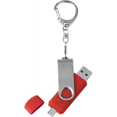 Флешка Double Twist 8 Гб красная-0