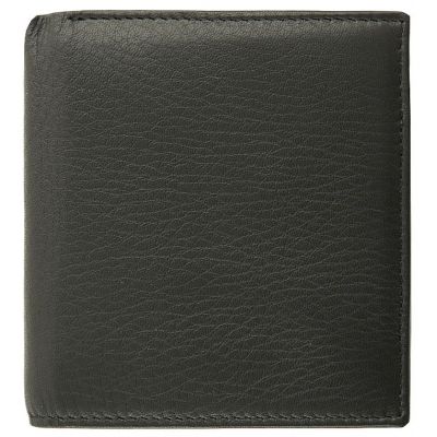 Кошелек Inserto на кнопке, черный-1