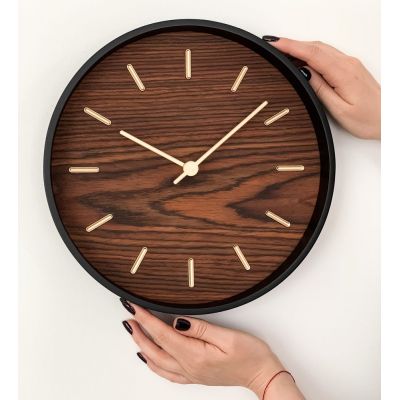 Часы настенные Echo, палисандр-4