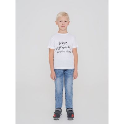 Футболка детская «Завтра приду красивый», белая-5