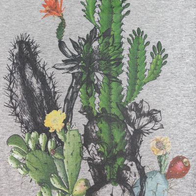 Футболка женская «Жажда жизни», серый меланж-3