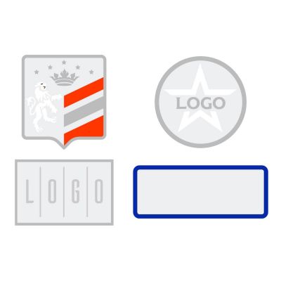 Шеврон из габардина Gabo M, белый-0