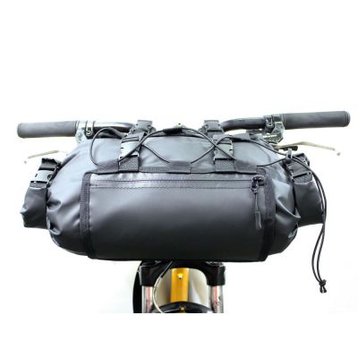 Сумка на руль BikePacking 12, черная-5