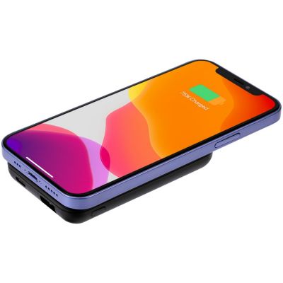 Магнитный беспроводной аккумулятор Magback 5000 мАч, черный-5