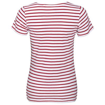 Футболка Miles Women белая с красным-1