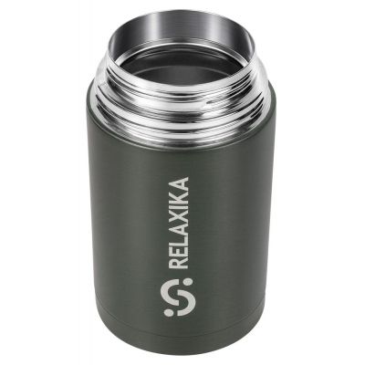 Термос для еды Relaxika 1000, хаки-3