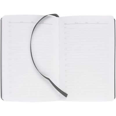 Ежедневник Base Mini, недатированный, темно-серый-5