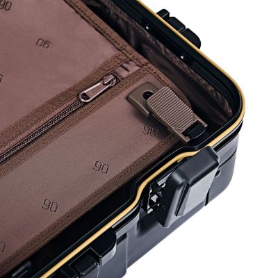 Чемодан Metal Luggage, черный-8