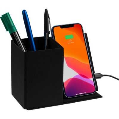 Настольный органайзер Midstream с зарядкой и стаканчиком для ручек-5