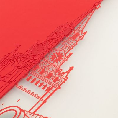 Блокнот «Города. Москва», красный-2