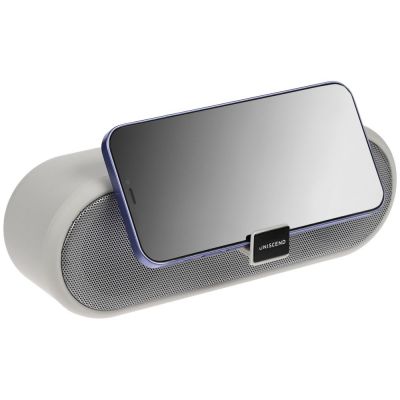 Беспроводная стереоколонка Uniscend Roombox, светло-серая-2