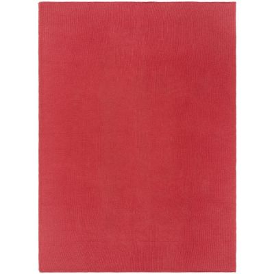 Плед Knitly, красный (коралл)-2