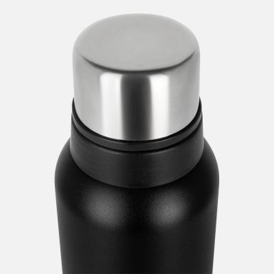 Термос Relaxika 1600 со стикерпаком, черный-3