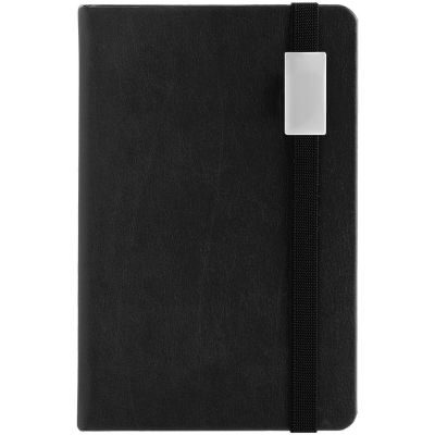 Ежедневник Replica Metal Mini, недатированный, черный-1