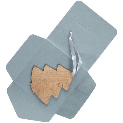 Деревянная подвеска Carving Oak, в форме елочки-2