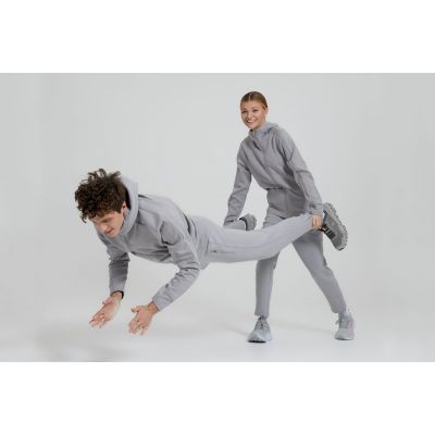 Куртка с капюшоном унисекс Begi, серая-16