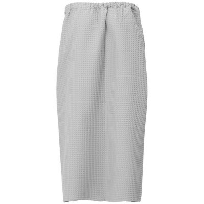 Килт вафельный женский Onsen, светло-серый, единый размер-1