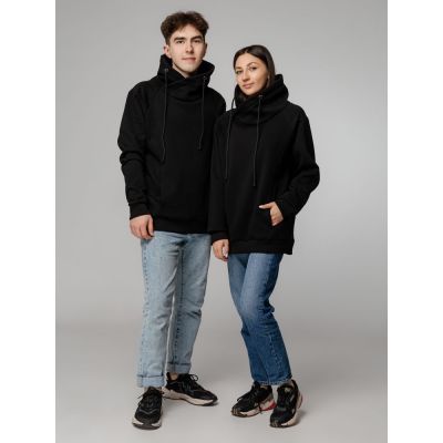 Худи унисекс Lemna, черное-10