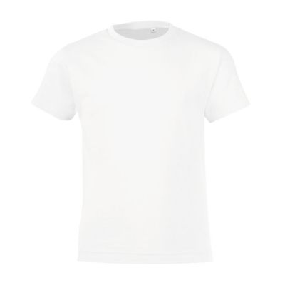 Футболка детская Regent Fit Kids, белая-0